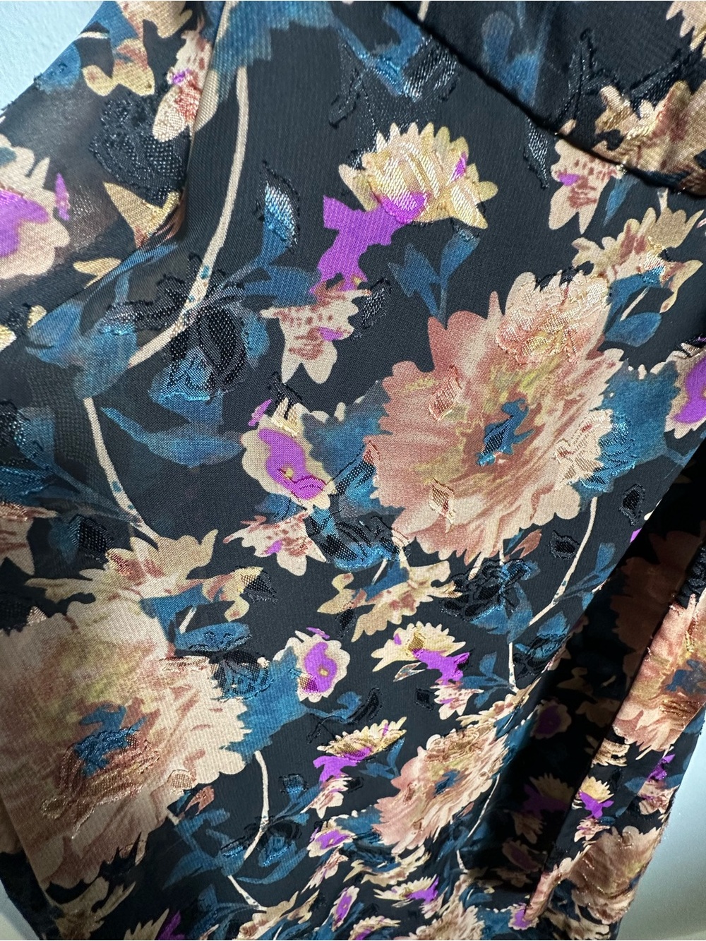 Lulu’s Darling Black Floral Dress Size Medium - Picture 13 of 16